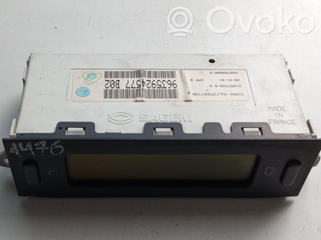 Citroen C5 Pääyksikkö multimedian ohjaus 