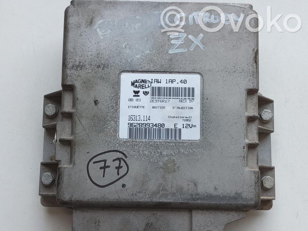 Citroen ZX Dzinēja vadības bloks 