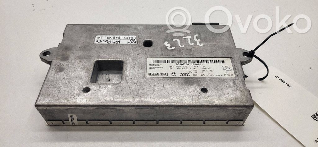 Audi A6 S6 C6 4F Unité de contrôle MMI 