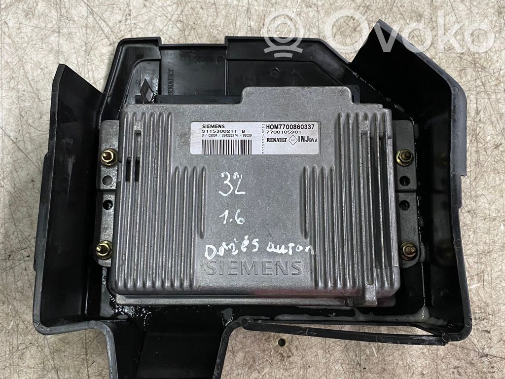 Renault Megane I Sterownik / Moduł skrzyni biegów 