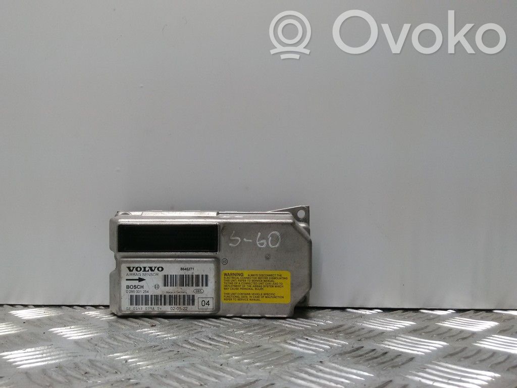 Airbag control unit/module   8645271,0285001254