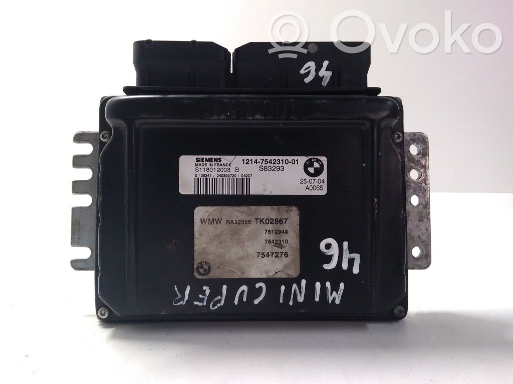 Mini One - Cooper R50 - 53 Engine control unit/module 