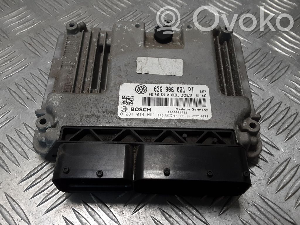 Volkswagen Golf Plus Sterownik / Moduł ECU 