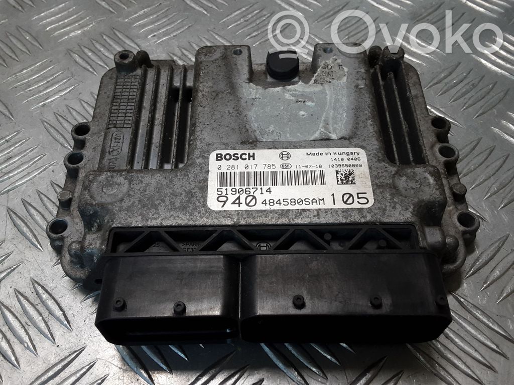 Engine control unit/module   51906714,0281017785,940484580SAM105