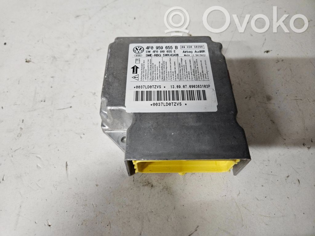 Airbag control unit/module   4F0959655B,4F0910655E,5WK43416,0037LD012VS,0037LD0TZVS