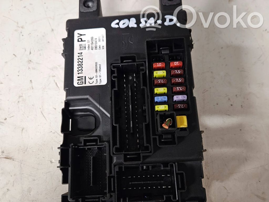 Opel Corsa D Fuse module 