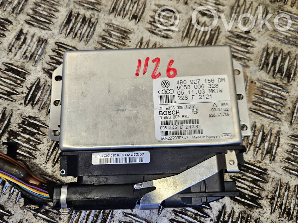 Gearbox control unit/module   4B0927156DM,6058006328