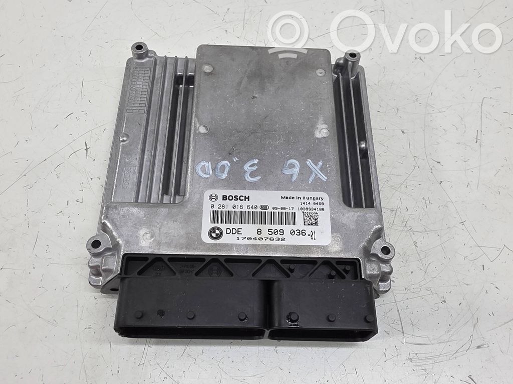 BMW X6 E71 Engine control unit/module 