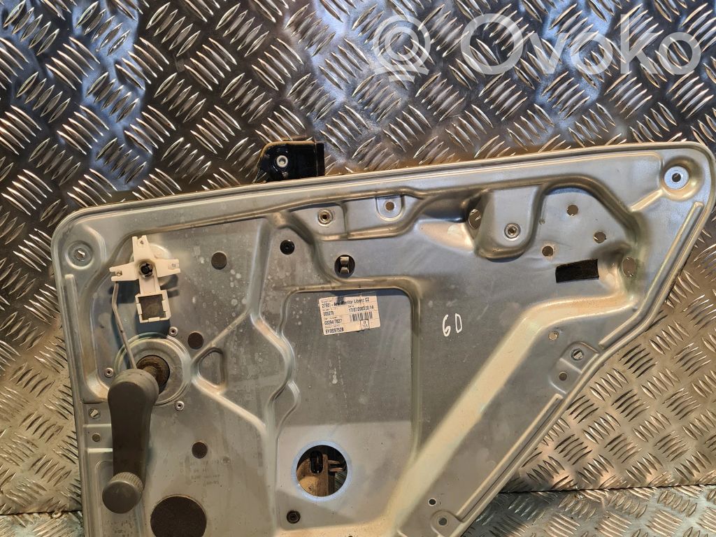 Skoda Fabia Mk1 (6Y) Mechanizm podnoszenia szyby tylnej bez silnika 