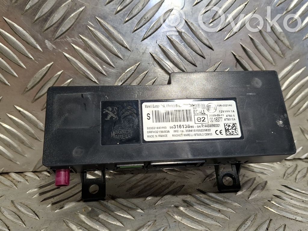 Citroen C4 SpaceTourer Other control units/modules 