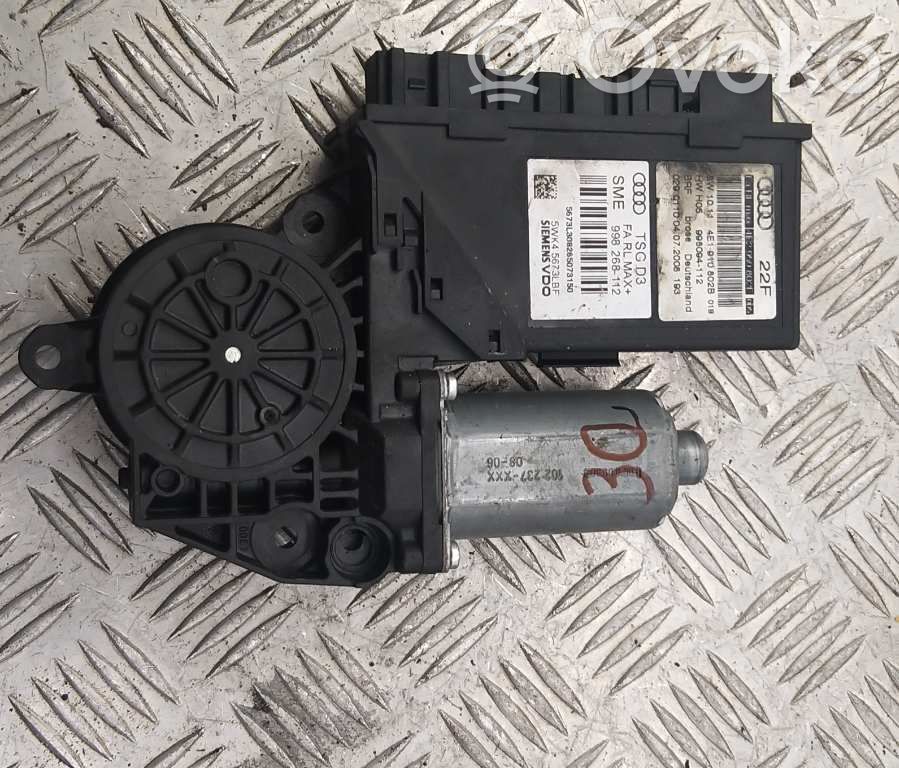 Audi A8 S8 D3 4E Front door window regulator motor 