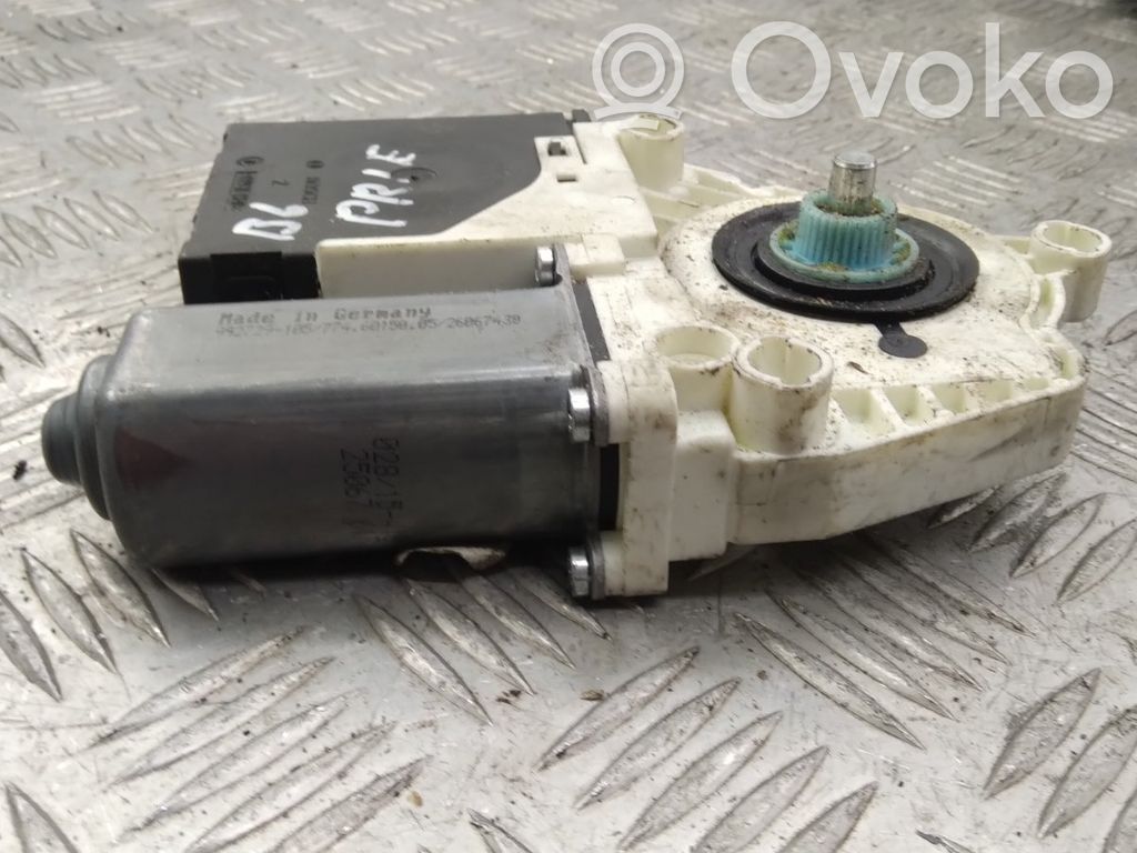 Volkswagen PASSAT B6 Silnik regulatora szyby drzwi przednich 