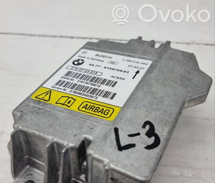 BMW X5 E70 Airbag control unit/module 