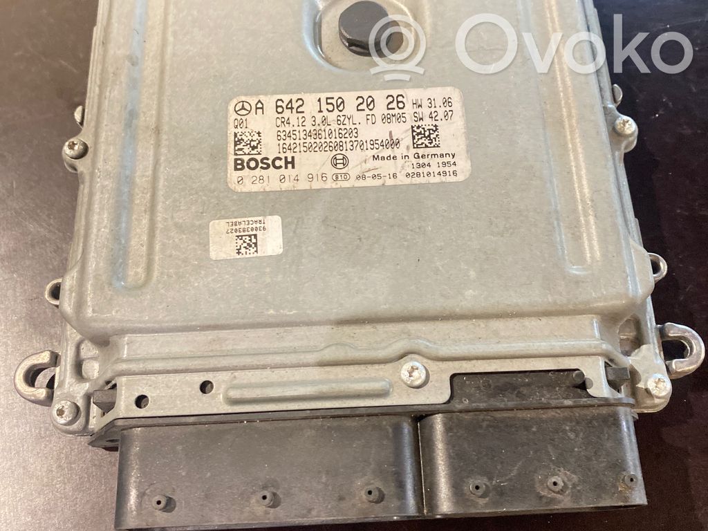 Engine control unit/module   A6421502026,0281014916
