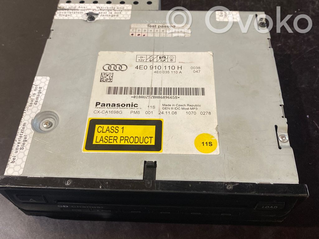 Audi A6 S6 C6 4F CD/DVD keitiklis 