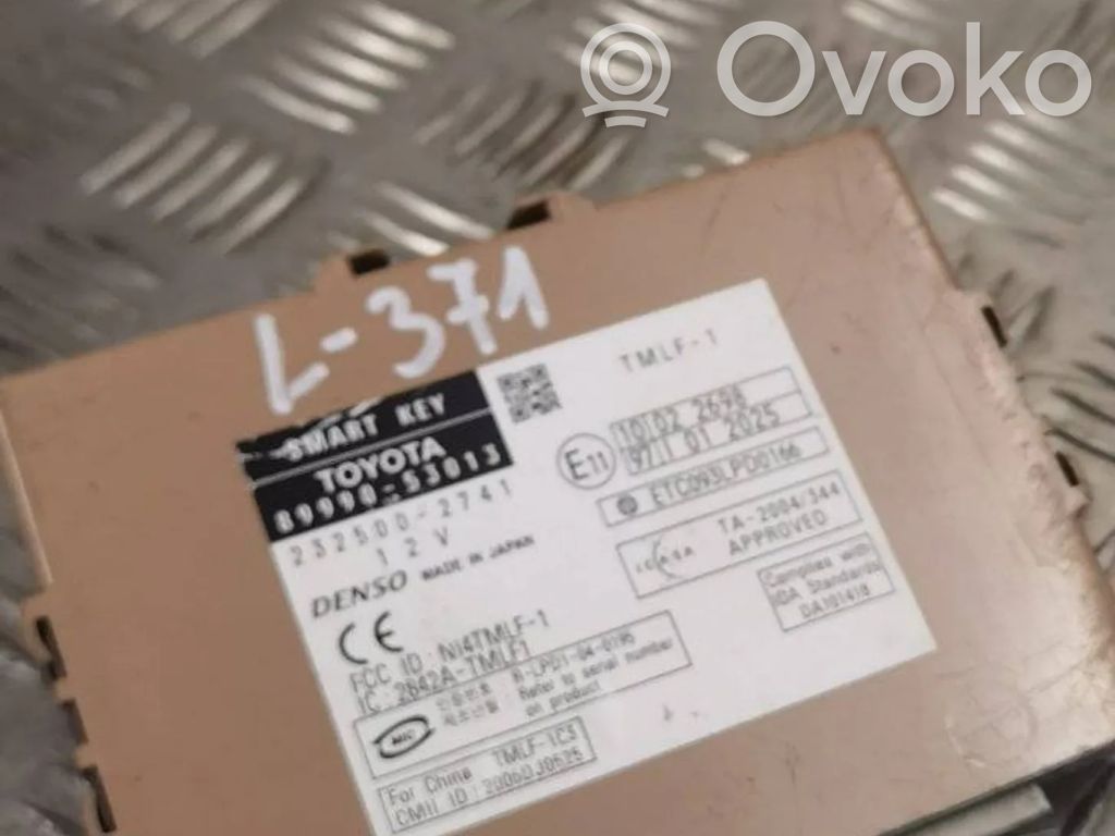 Lexus IS 220D-250-350 Moduł / Sterownik systemu uruchamiania bezkluczykowego 