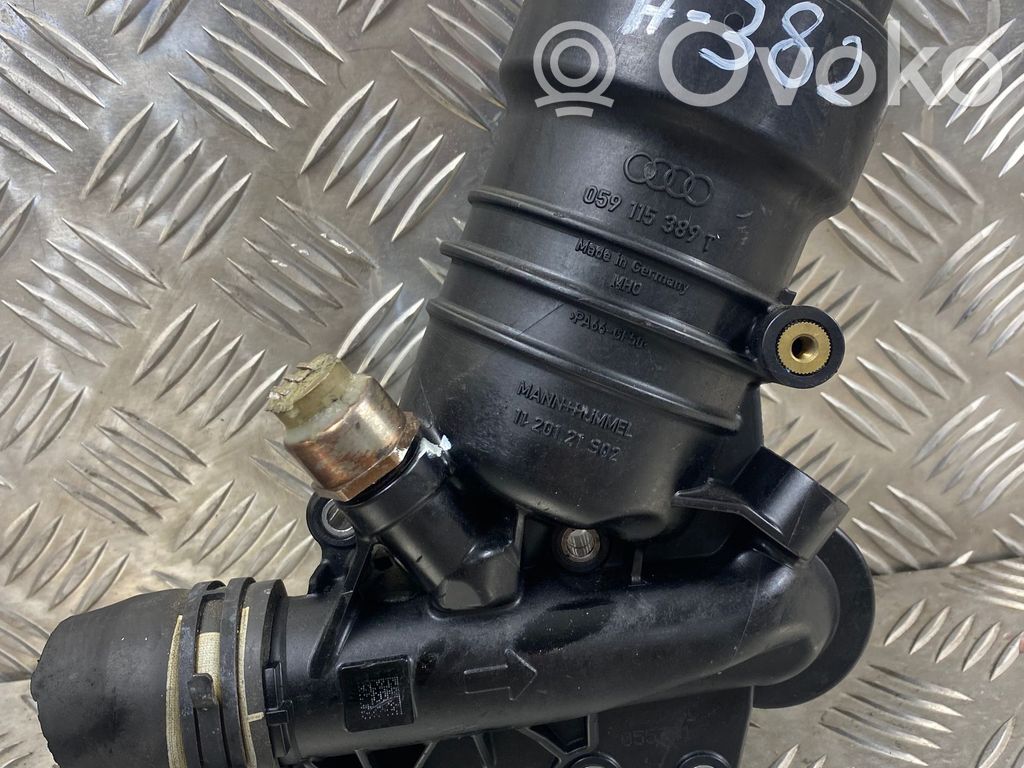 Audi Q7 4M Oil filter mounting bracket 