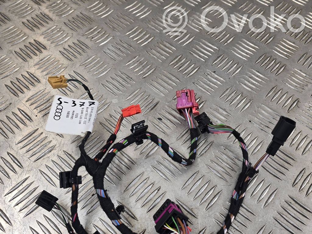 Audi A6 S6 C8 4K Cables del panel 