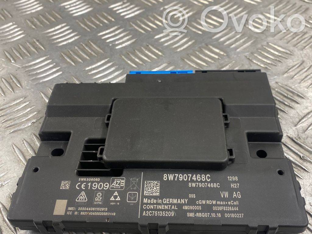 Audi Q7 4M Módulo de control Gateway 