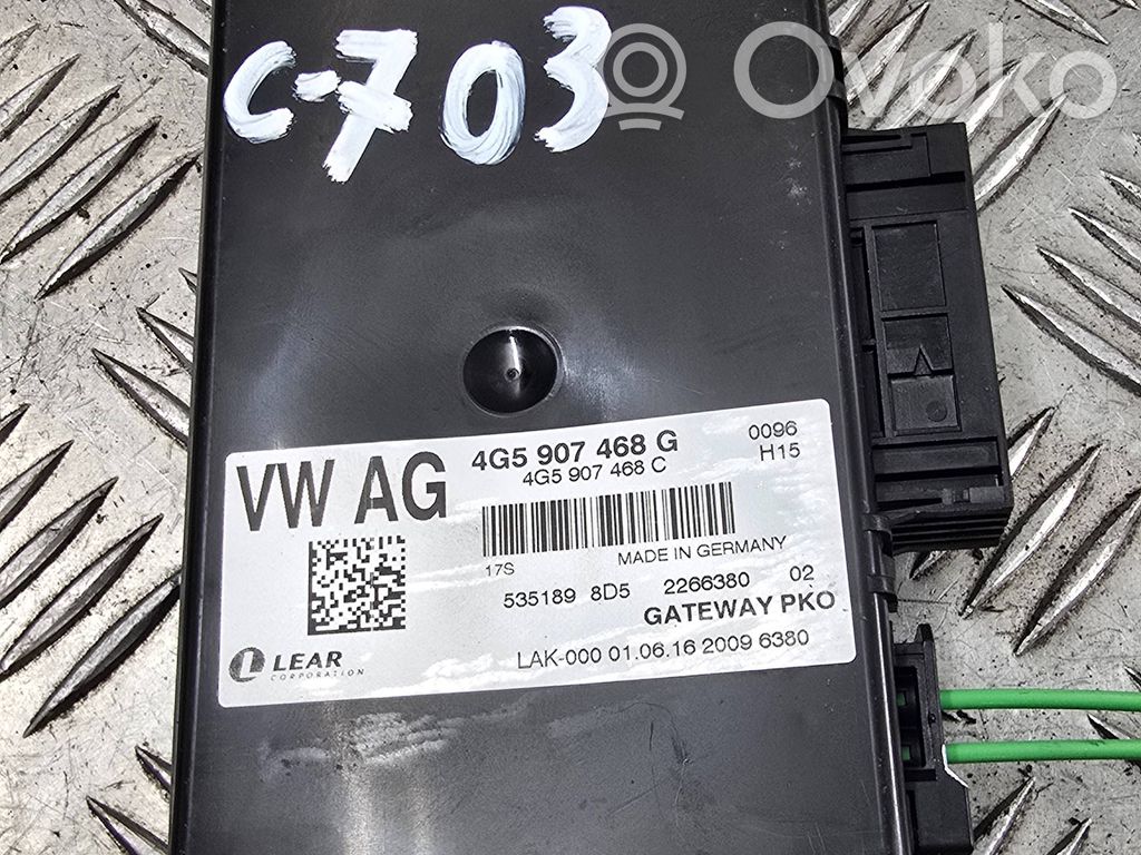 Audi A6 S6 C7 4G Módulo de control Gateway 