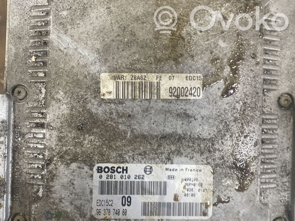 Peugeot 607 Engine control unit/module 