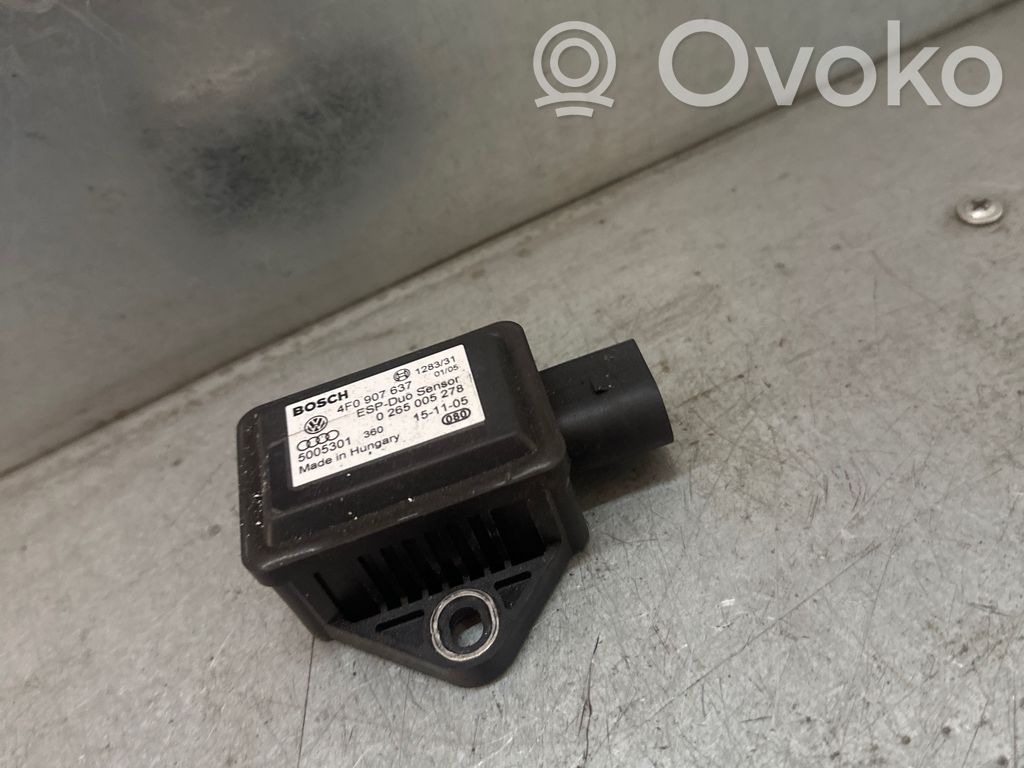 Audi A6 S6 C6 4F ESP acceleration yaw rate sensor 
