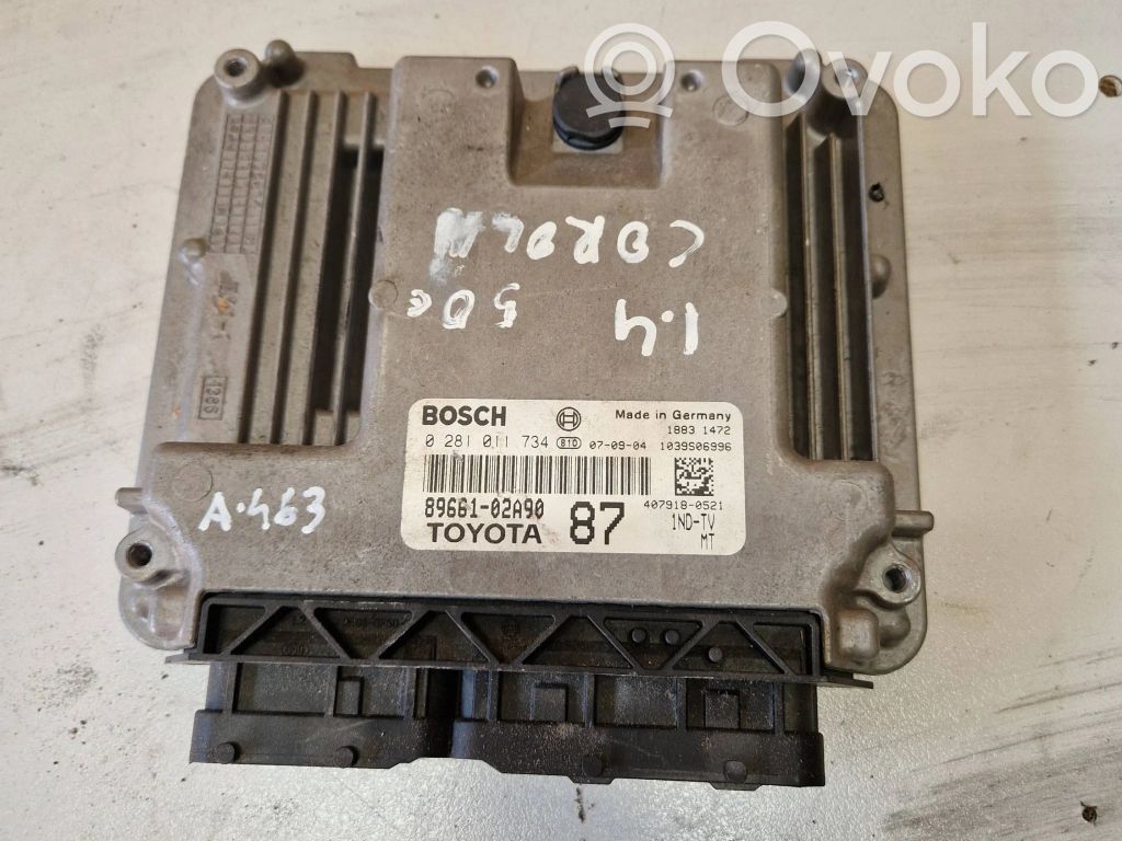 Toyota Corolla E120 E130 Engine control unit/module 