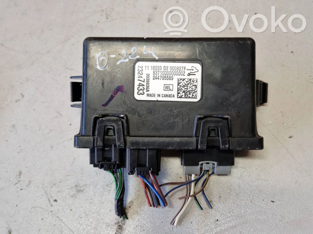 Opel Astra K Tailgate/trunk control unit/module 