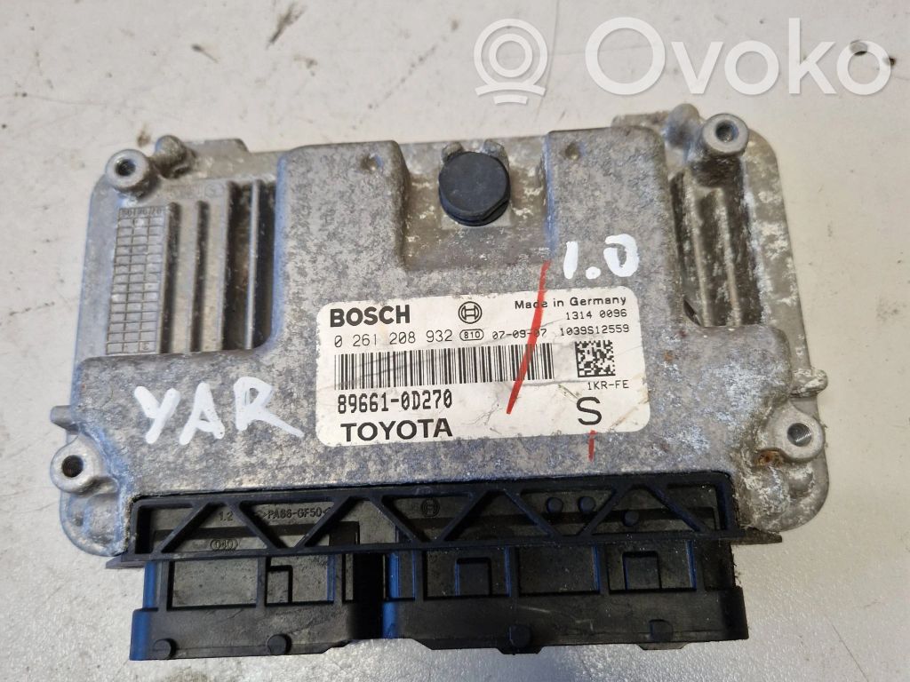 Engine control unit/module   896610D270,1039S12559,0261208932