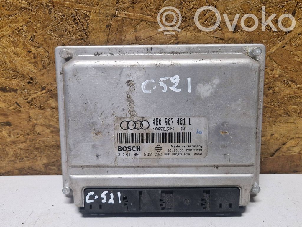Audi A6 S6 C5 4B Engine control unit/module 
