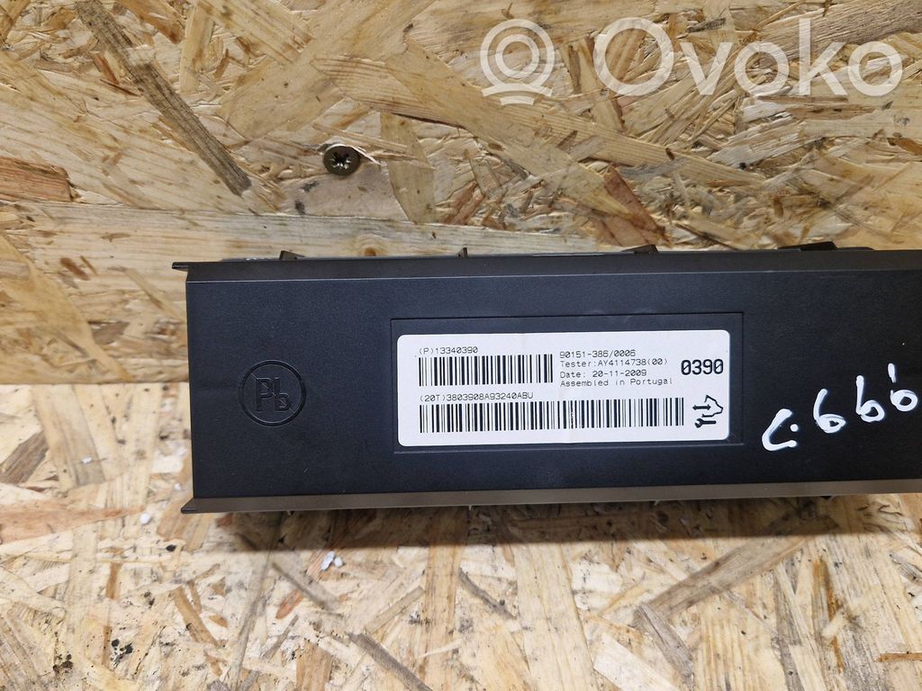 Opel Astra J Climate control unit 