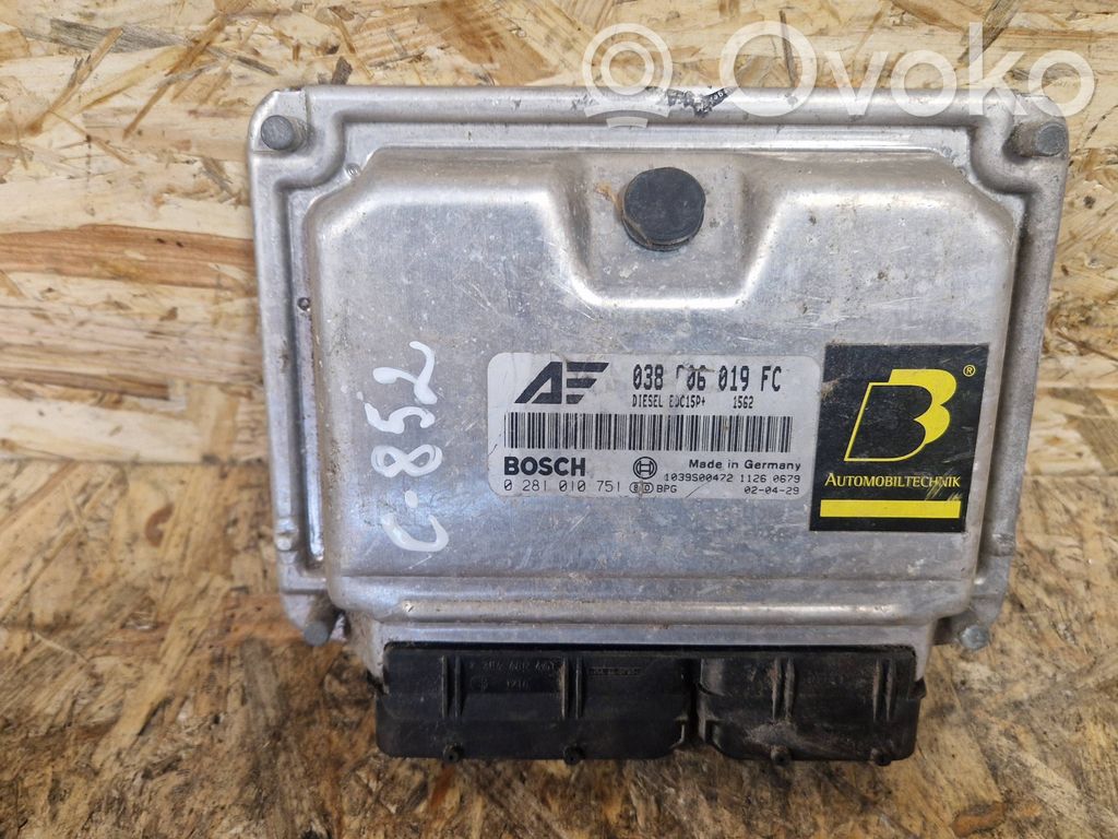 Volkswagen Sharan Engine control unit/module 
