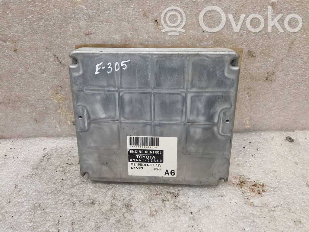 Engine control unit/module   8966102A60,1758006881,MB1758006881