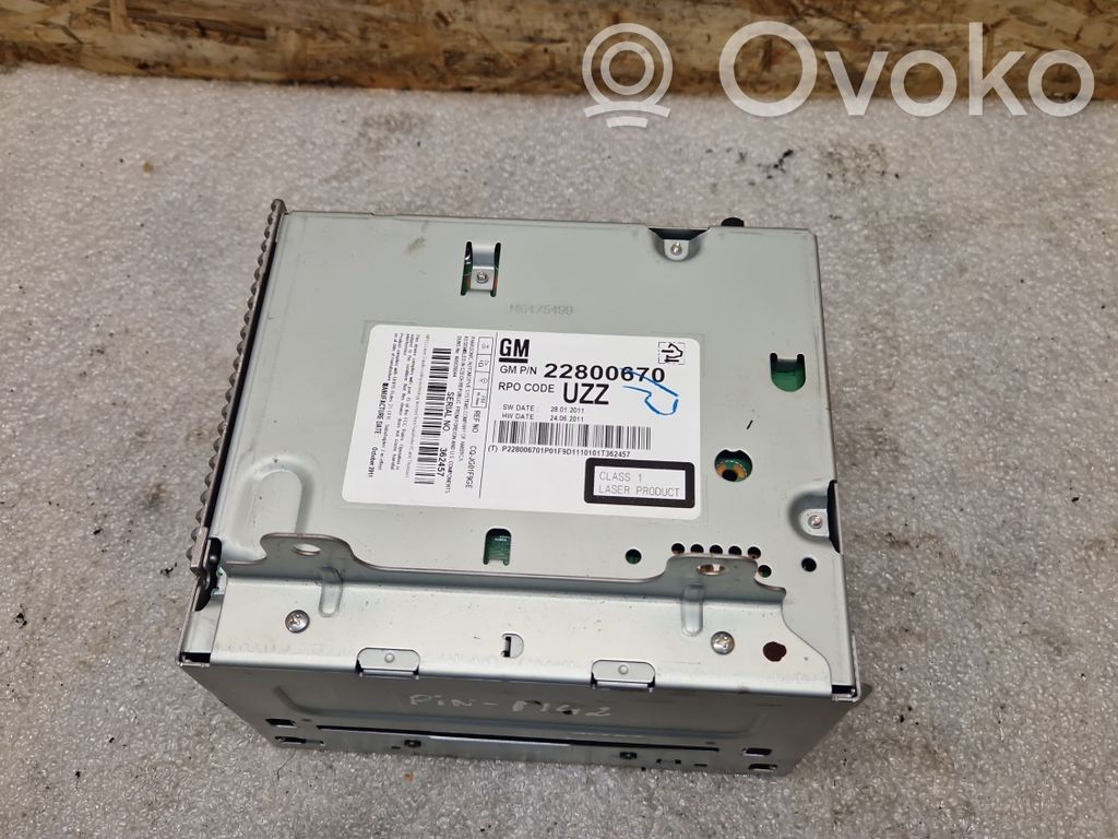 Opel Astra J Panel / Radioodtwarzacz CD/DVD/GPS 