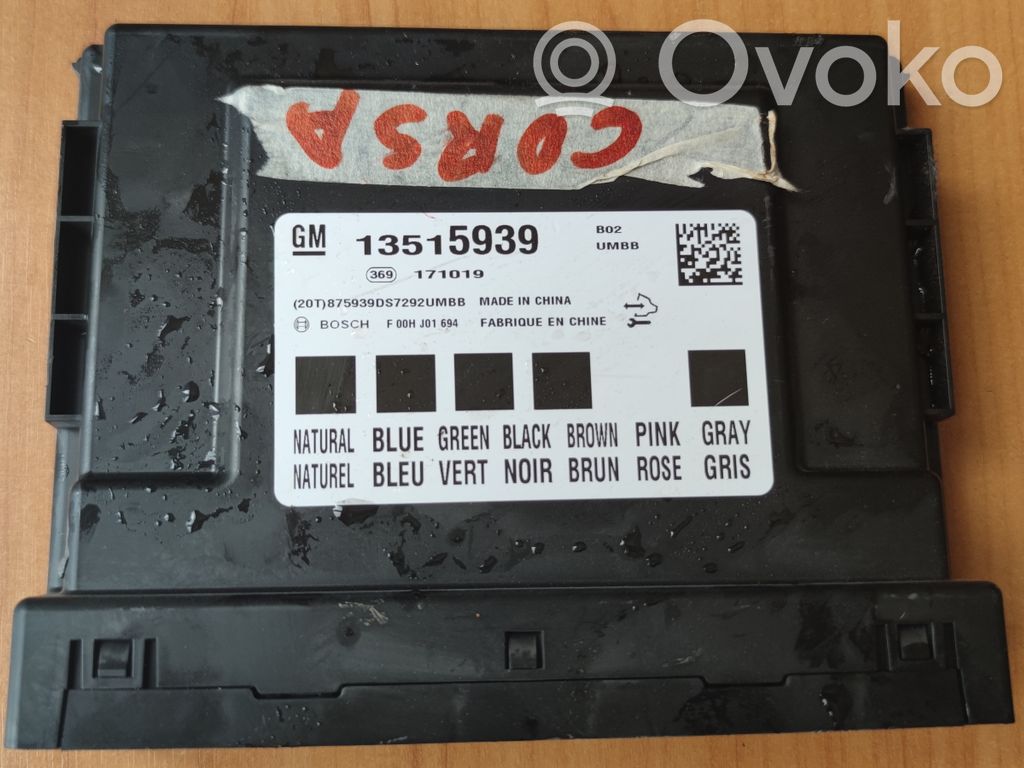 Other control units/modules   13515939