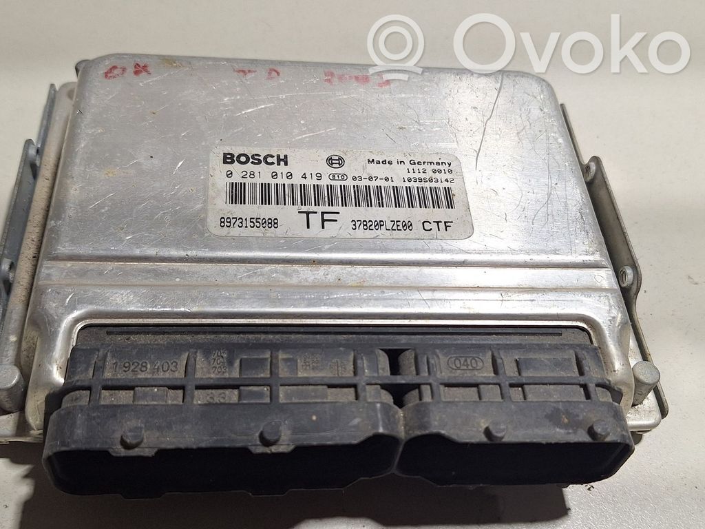 Honda Civic Engine control unit/module 