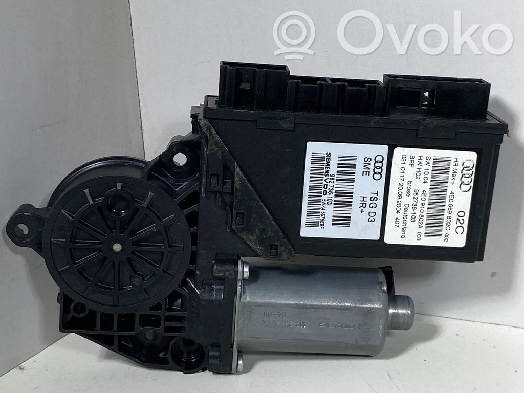 Audi A8 S8 D3 4E Motor macara geam ușă spate 