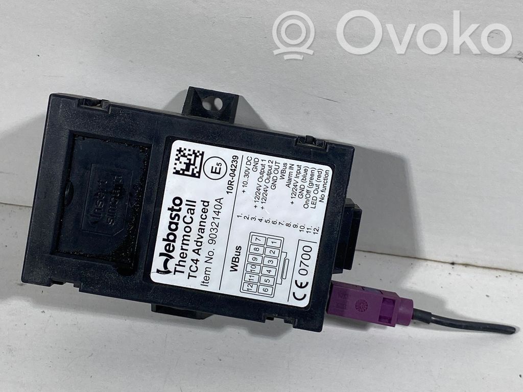 Audi A4 S4 B8 8K Auxiliary heating control unit/module 