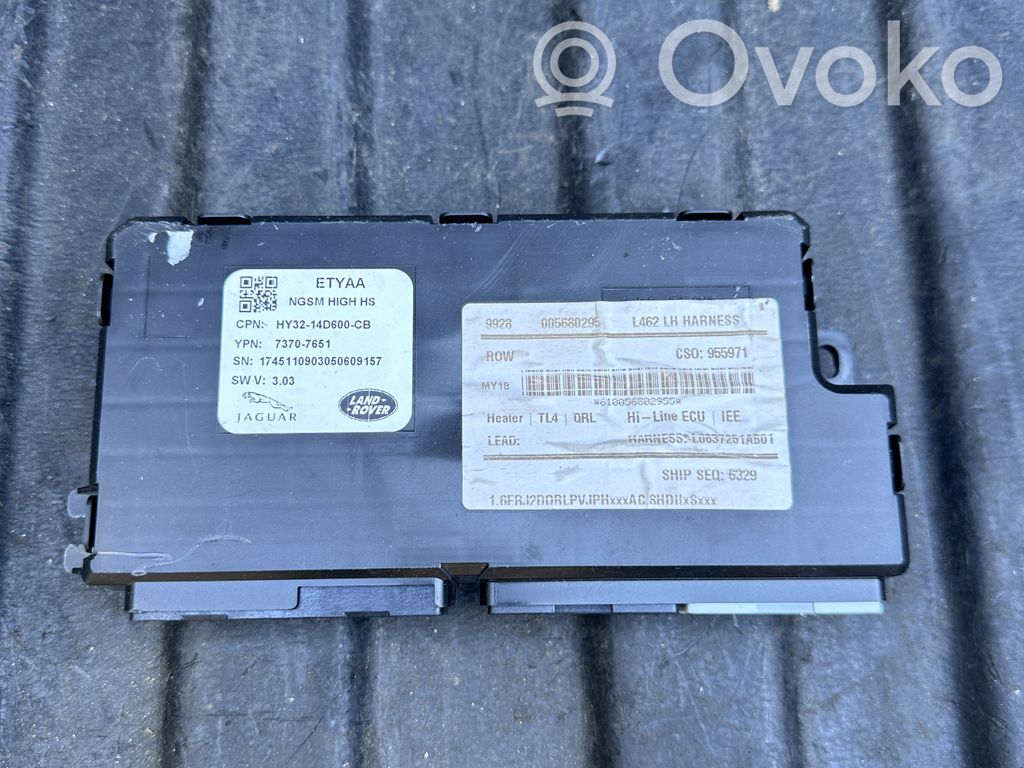 Land Rover Discovery 5 Module de commande de siège 