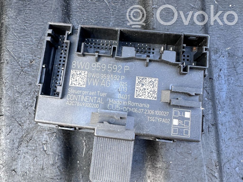 Audi A4 S4 B9 8W Unité de commande module de porte 