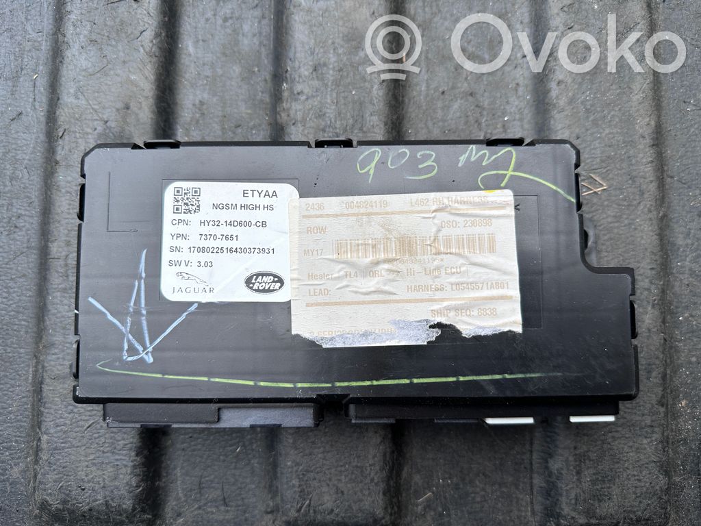 Land Rover Discovery 5 Module de commande de siège 