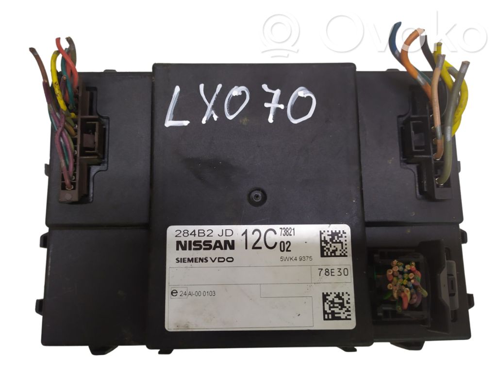 Nissan Qashqai Moduł / Sterownik komfortu 
