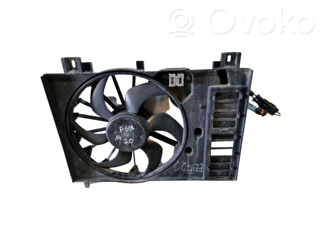 Peugeot 508 Radiator cooling fan shroud 