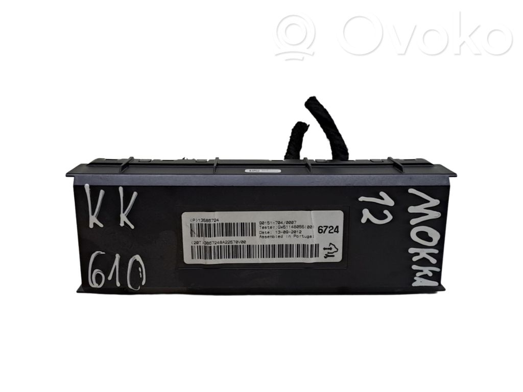 Opel Mokka Climate control unit 