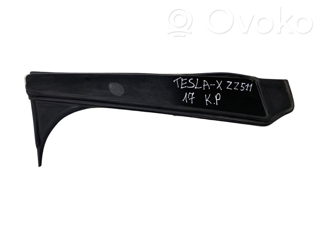 Tesla Model X Front door glass trim molding 