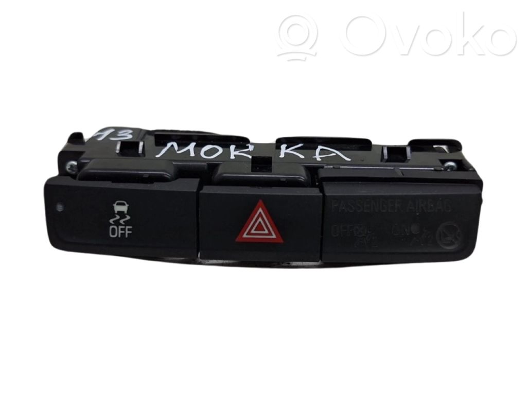 Opel Mokka Hazard light switch 