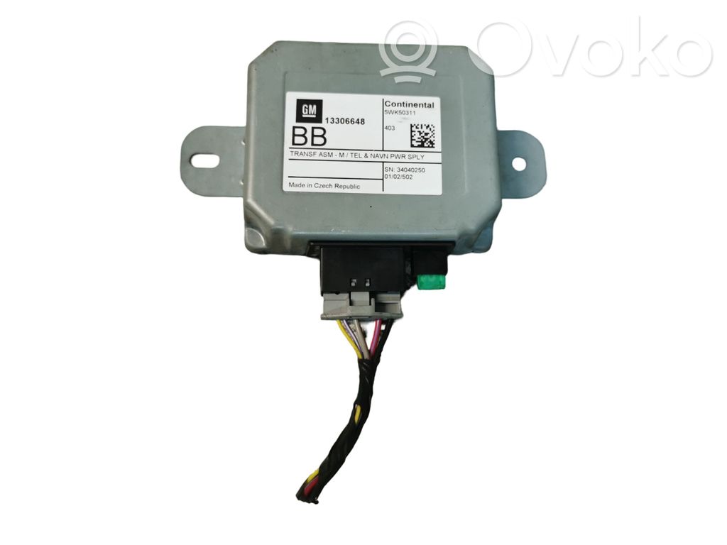 GPS navigation control unit/module   13306648,5WK50311,34040250