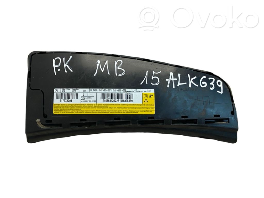 Mercedes-Benz B W246 W242 Poduszka powietrzna Airbag fotela 