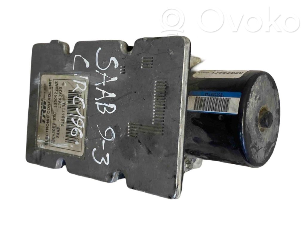 Saab 9-3 Ver2 Блок ABS 