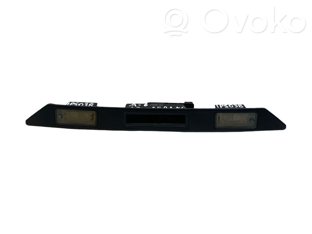 Audi A6 S6 C6 4F Barra de luz de la matrícula/placa de la puerta del maletero 